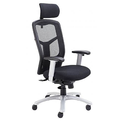 Heavy Duty Mesh Back Chair, Breathable Floating Back 152kgs - Office Chairs