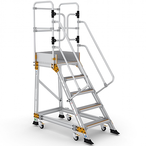 Aluminium Mobile Weight Reactive Safety Steps - Access Steps & Platforms