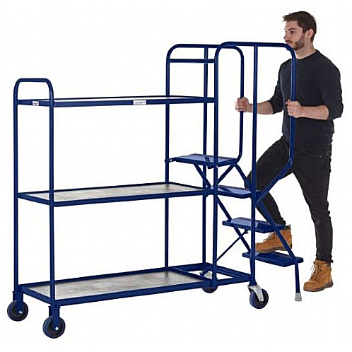 Order Picking Trolleys with Steps - Access Steps & Platforms