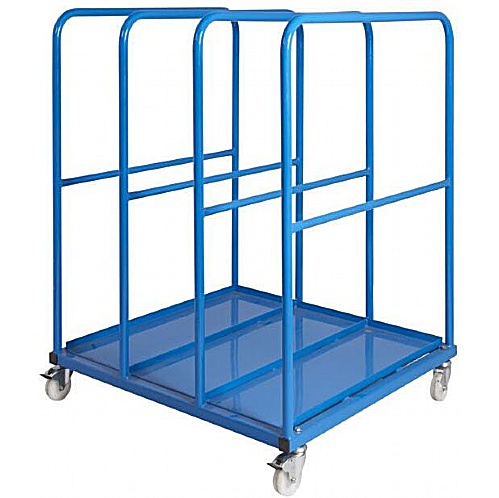 Mobile Vertical Sheet Rack with Sheet Steel Base - Storage and Handling