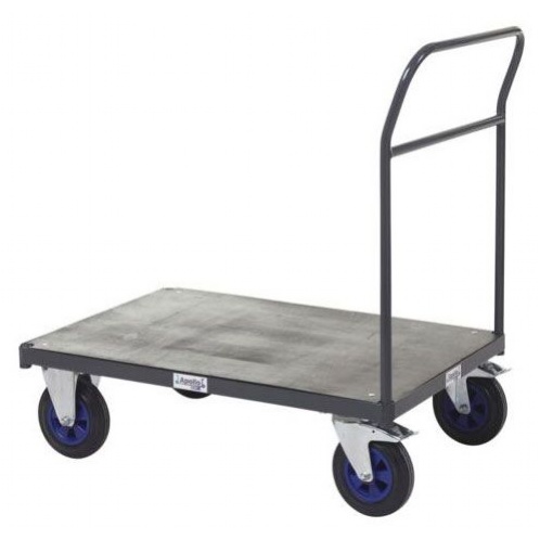 Heavy-Duty Platform Trucks, Single Bar End - Storage and Handling