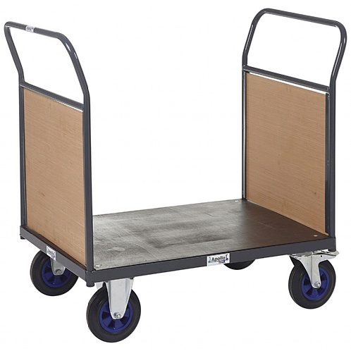 Heavy-Duty Platform Trucks, Double Timber Ends - Storage and Handling