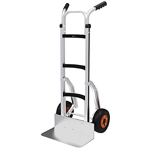 Aluminium Curved Back Solid Toe Sack Truck Sliders, 200kg - Storage and Handling