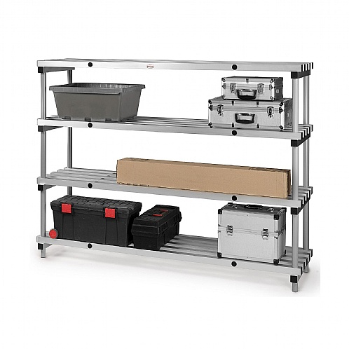 Aluminium Shelving Unit - Single Bay for Cold Rooms - Shelving & Racking