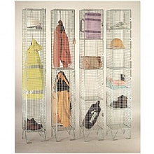Wire Mesh Lockers with Doors Secure & Visible Storage, UK Made