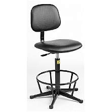 ESD Chair Static Dissipative Vinyl High Workshop Chair