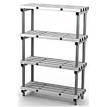 Aluminuim Shelving, Singe Bay, Static