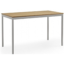 school welded tables, beech/ light grey