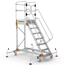 Extra Large Mobile Platform Steps, 7 Tread