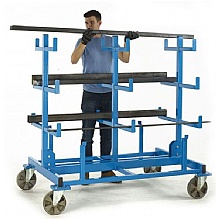 Mobile Bar Storage Rack, Heavy Duty