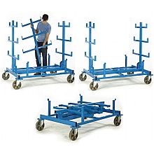 dismantling mobile bar rack