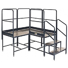 Work Platform - 2x1 Modular Corner 1600 x 1600mm