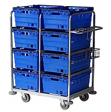 Multi-Tier Container Trolley (Loaded)