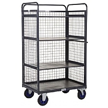 Distribution Truck Mesh Sides, Back and 3 shelves