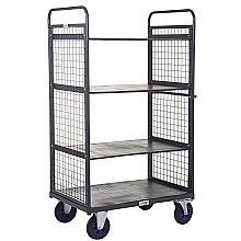 Distribution Truck Mesh Sides and 3 shelves