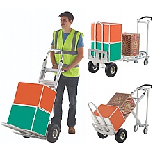 Sack Trolley - Three-Way Truck, Versatile & Aluminium