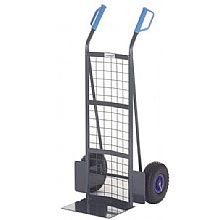 Heavy Duty Sack Truck - Mesh Back For Cylindrical Loads