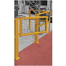 Barrier Gate with Mesh Infil