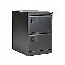 Black BISLEY Contract Filing Cabinets, 2 drawers