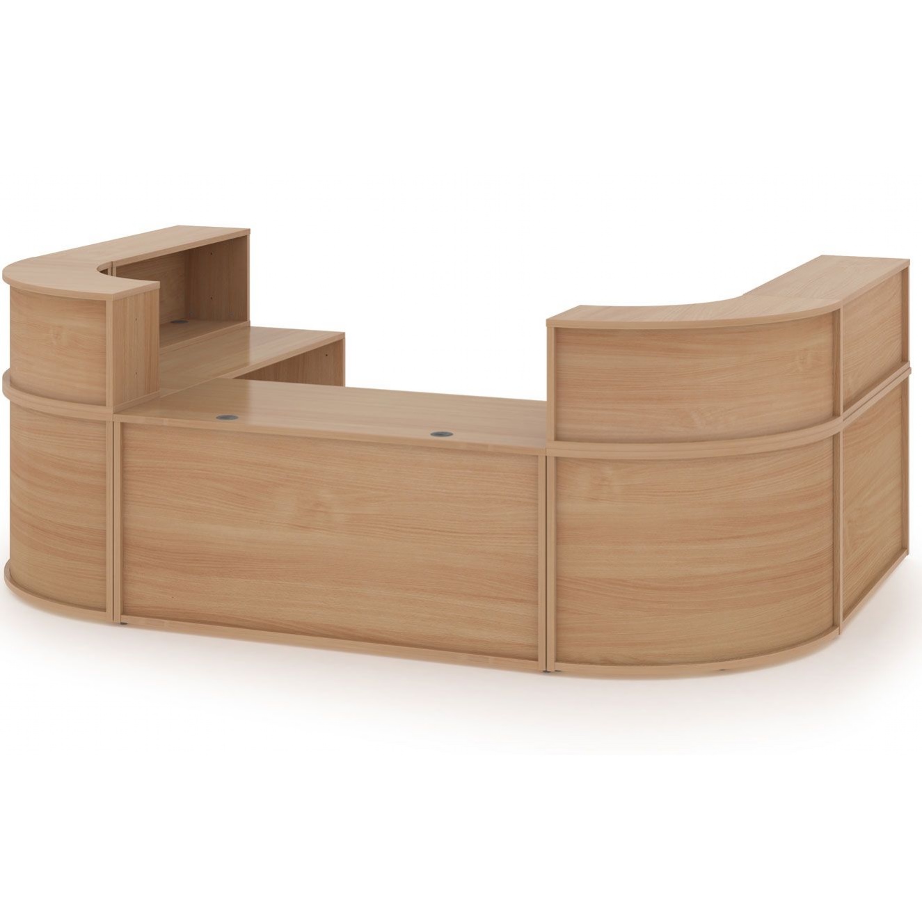 U shaped shop reception desk